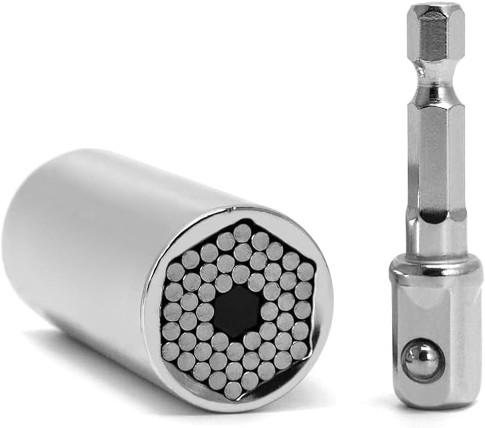 Universal Socket Wrench 7–19mm – Magic Grip Multifunction Drill Adapter Universal Socket Wrench 7–19mm – Magic Grip Multifunction Drill Adapter